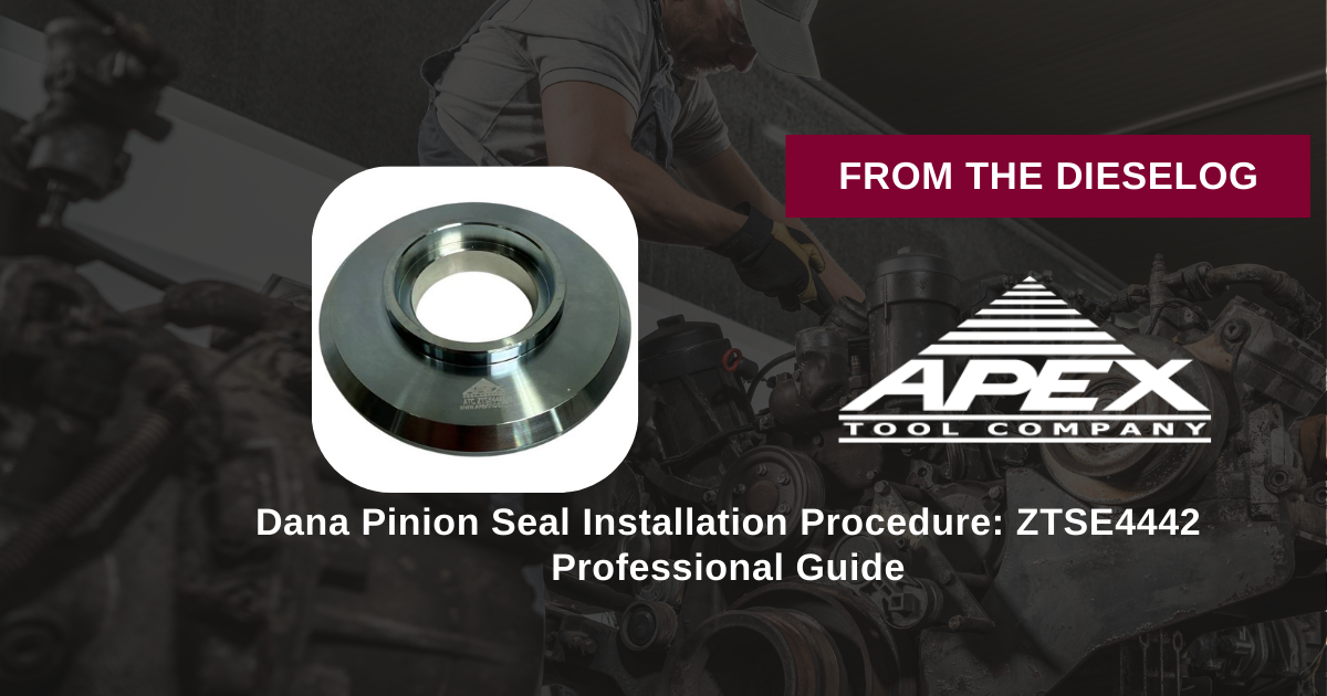 Dana Pinion Seal Installation Procedure: ZTSE4442 Professional Guide